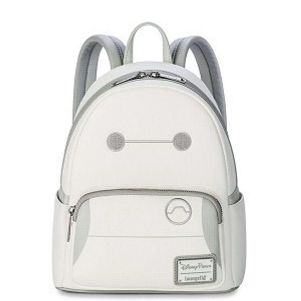 Loungefly Disney Parks Baymax White and Gray Backpack